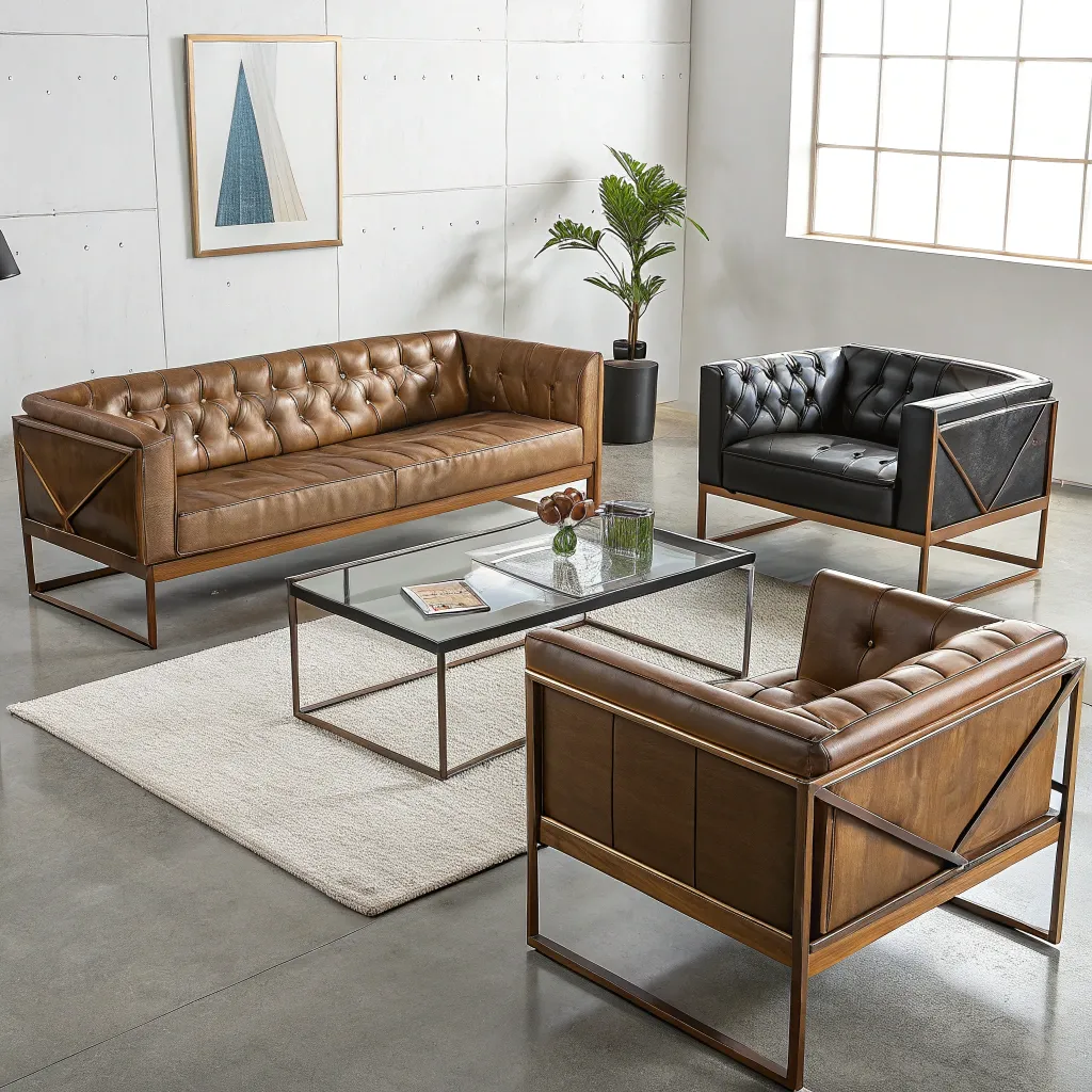 Collection of designer furniture with modern aesthetics